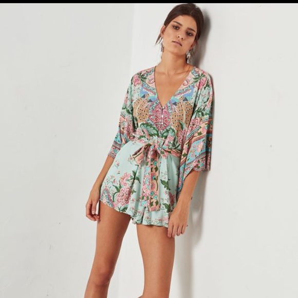 Spell Dresses & Skirts - Spell Lotus Kimono Romper size XL NWOT